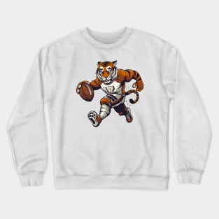 Tigers Touchdown American Football Crewneck Sweatshirt